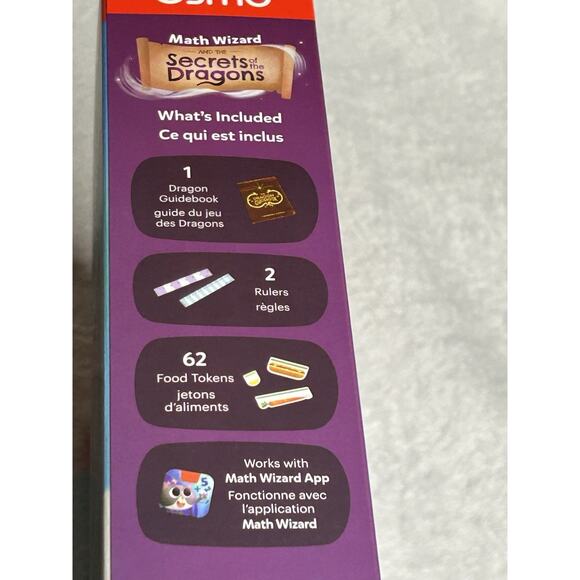Osmo Math Wizard & Secrets of Dragons Interactive Learning Game NEW - Picture 3 of 4